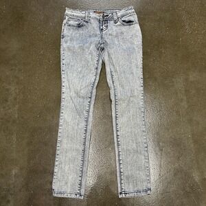 ZD Premium Jeans Womens 7 Light Wash Skinny Stretch Denim Pants Blue Casual